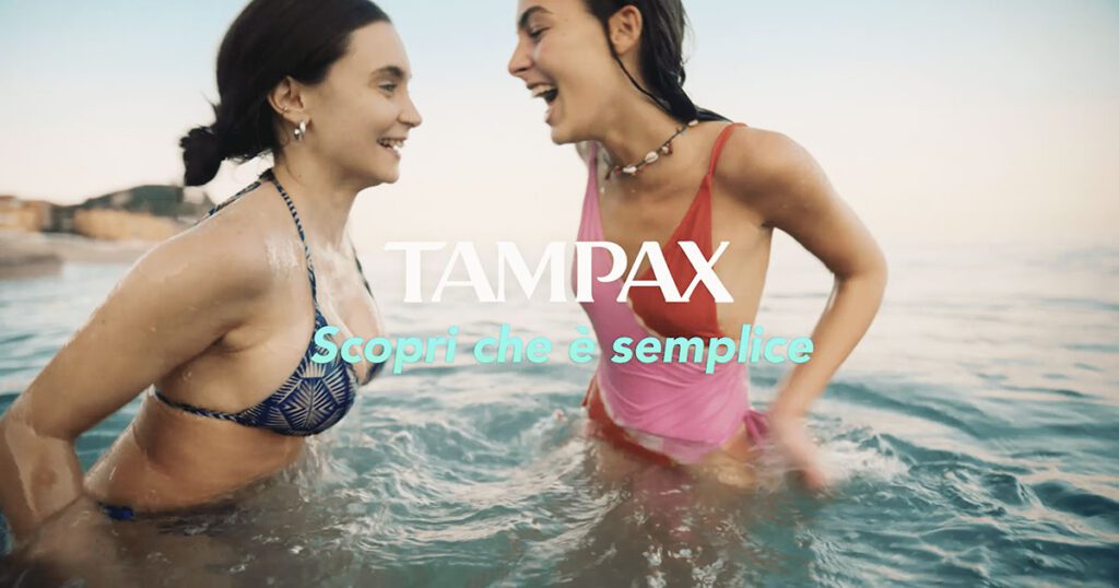 campagna pubblicitaria Tampax