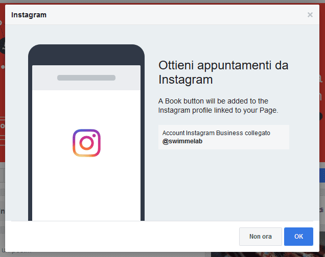 Ottieni appuntamenti da Instagram