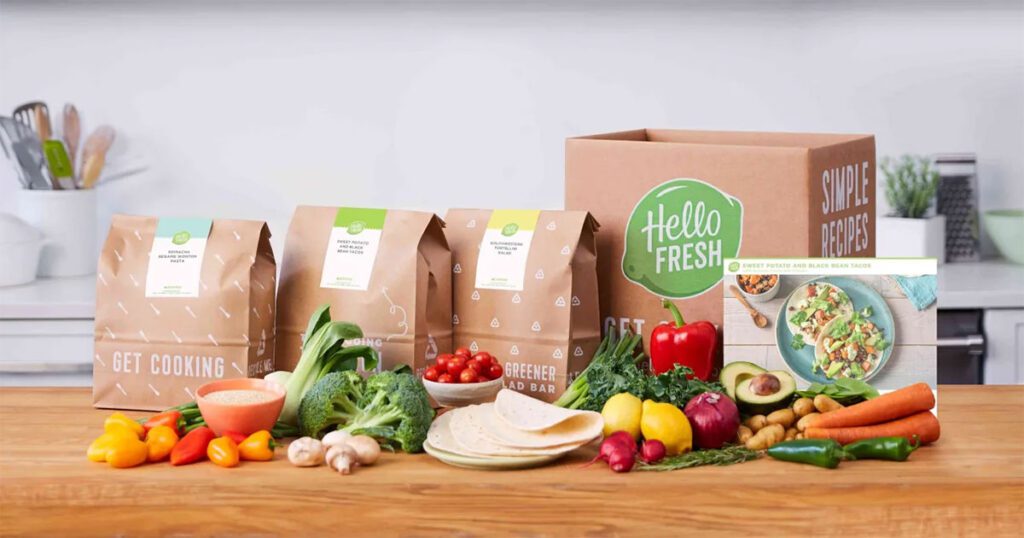 chatbot per Facebook Messenger di HelloFresh