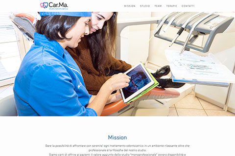 sito web Studio dentistico Car.Ma