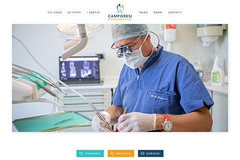 sito web Studio dentistico dr. Pier Sante Camporesi